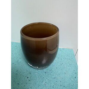 Glassybaby Handmade Glass Votive Candle Holder Wet Dog Pre-Triskelion